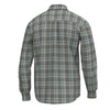 Local Boy | Powers Stretch Flannel in Moss Gray/ Smoky Teal/ Silver