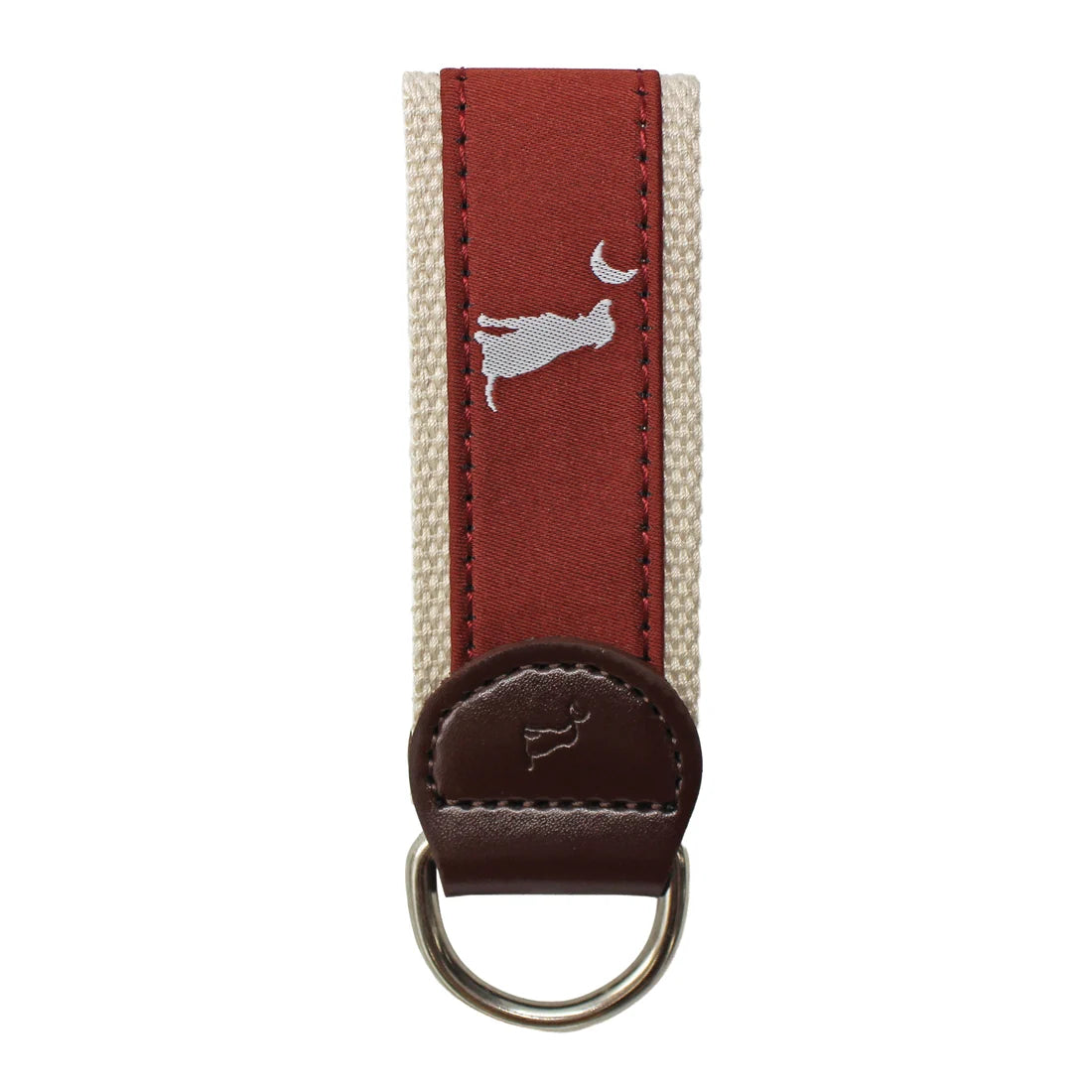 Local Boy | Keychain in Mahogany Dog & Moon