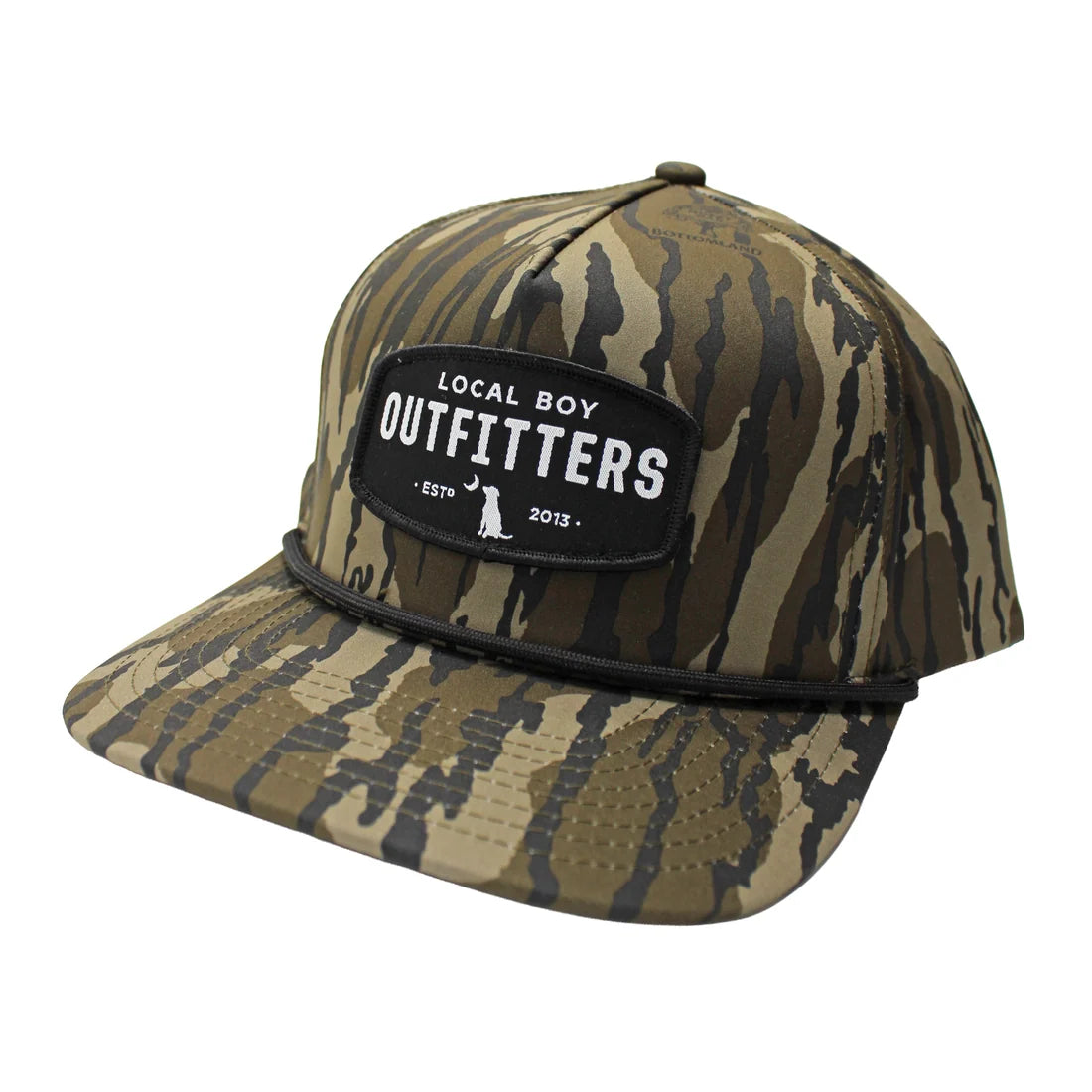 Local Boy | Woven Patch High Crown Rope Hat in Bottomland