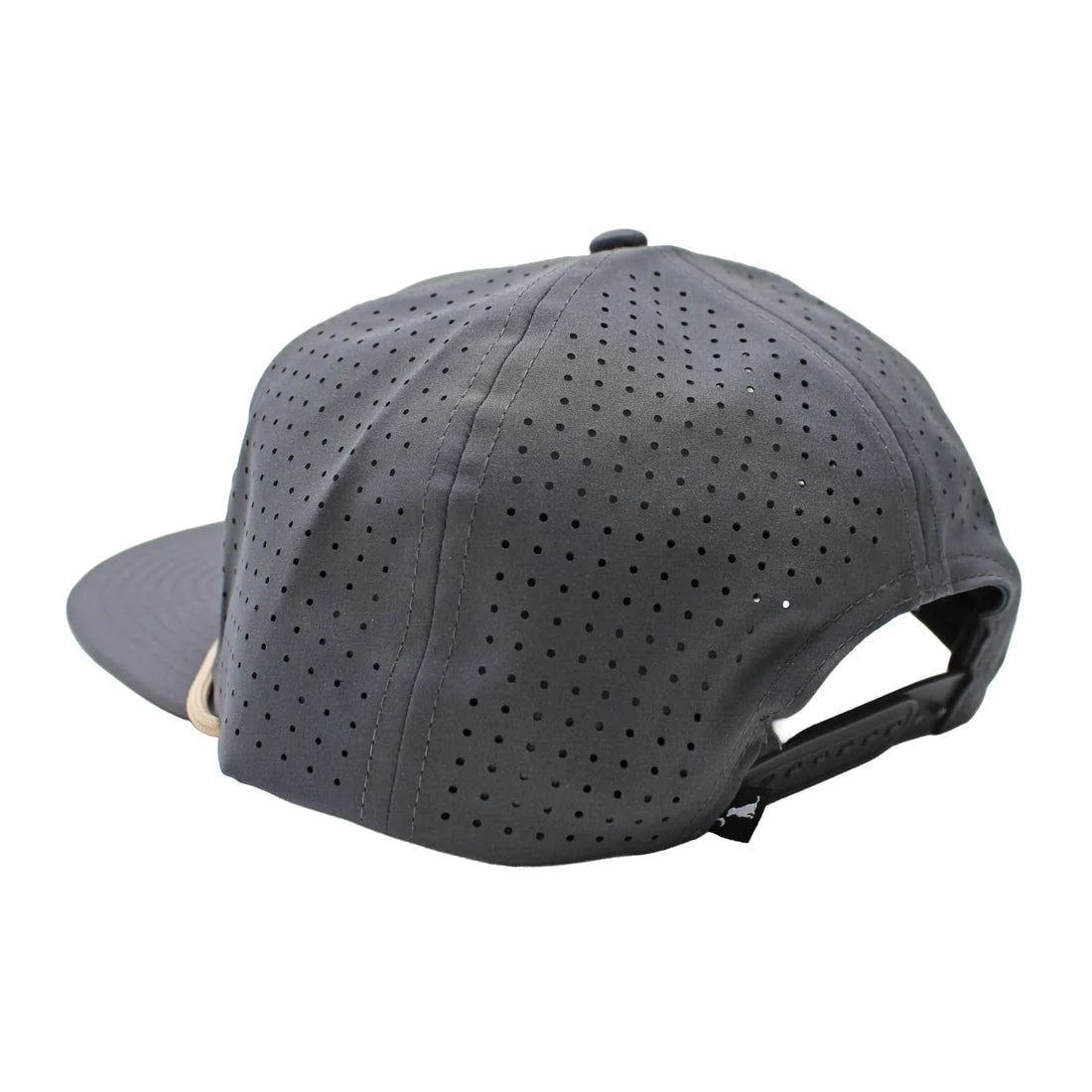 Local Boy | Brush Camo Mark Perforated Low-Profile Rope Hat in Charcoal
