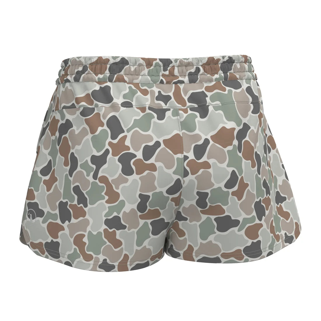 Local Girl | Velvet Fleece Shorts in Forest Camo Flora