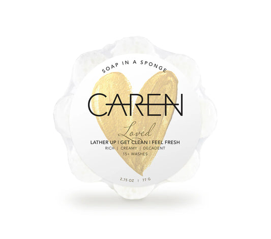Caren Soap Sponge | Loved | White Daisy