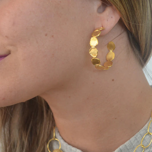Betty Carré | Coins Hoop in Gold