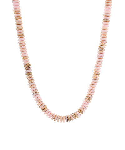 Elle Beaded Necklace in Light Pink