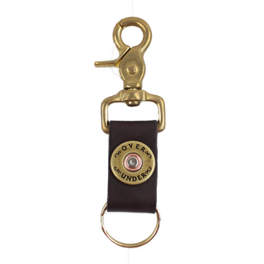 Over Under I Leather Clasp Key Fob