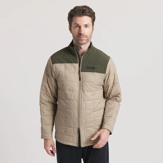 Southern Marsh | Falcon Hill Quilted Jacket in Khaki