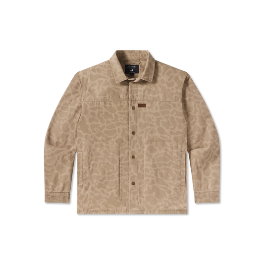 Southern Marsh | Bishop Rugged Canvas Jacket - Camo in Tan