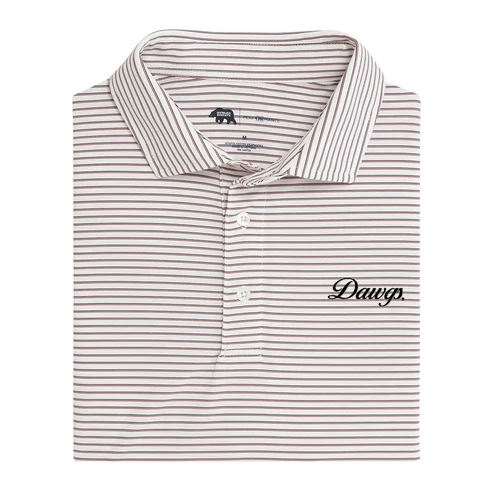 Onward Reserve | UGA Dawgs Vintage Script Scout Stripe Performance Polo