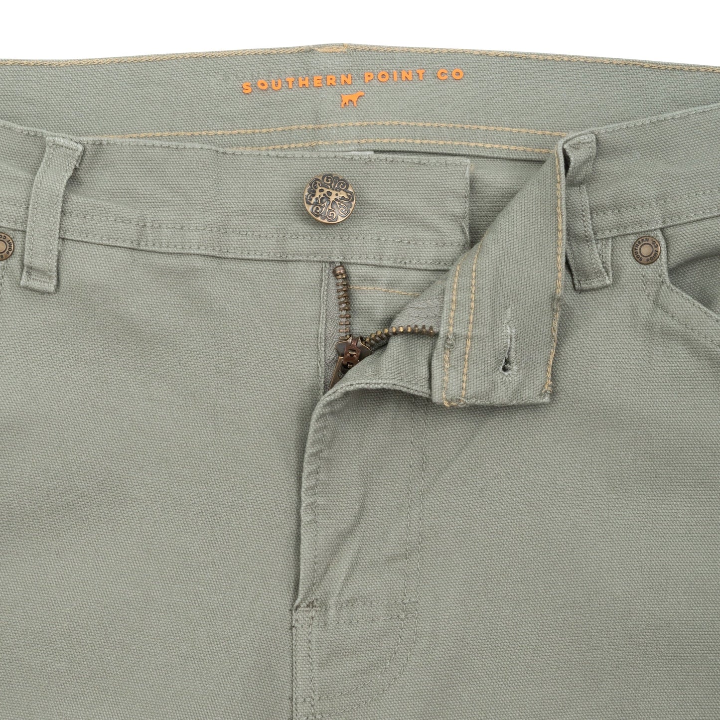 Southern Point Payton 5 Pocket Pants in Sage