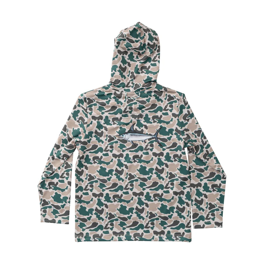 Prodoh Performance Hoodie LS Swordfish in Break Point Camo