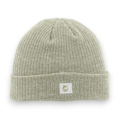 Prodoh | Boys' Heathered Knit Patch Beanie in Coffee Quartz