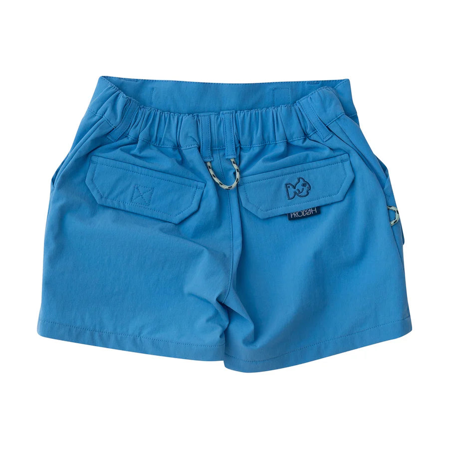 Prodoh Boy's Inshore Performance Short in Marina Blue