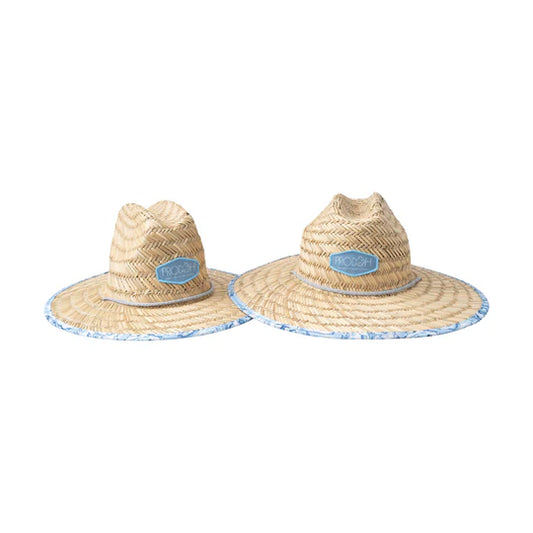 Prodoh | Kid's Straw Lifeguard Hat in Oyster Print