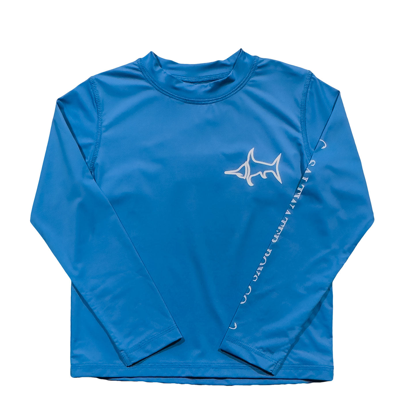 Saltwater Boys Tybee Rashguard in Med Blue