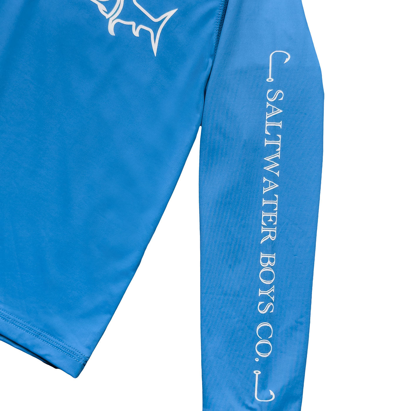 Saltwater Boys Tybee Rashguard in Med Blue