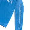 Saltwater Boys Tybee Rashguard in Med Blue