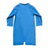 Saltwater Boys Tybee Rashguard Romper in Med Blue
