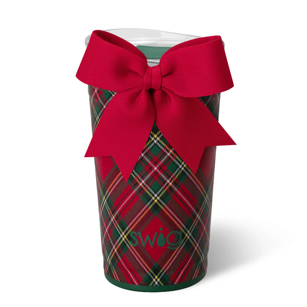 CHRISTMAS PLAID Party Cup 24oz