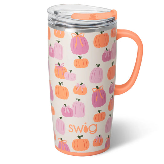 Swig Pumpkins & Bows Travel Mug 18oz