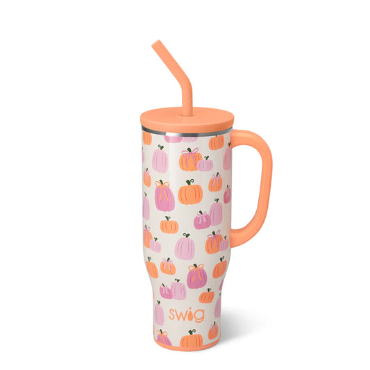 Swig Pumpkins & Bows Mega Mug 30oz