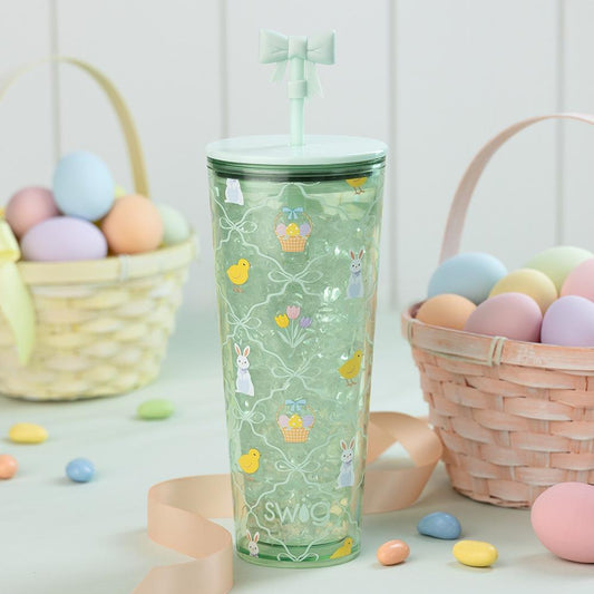 Swig Hoppy Easter Plastic Tumbler 24 oz.