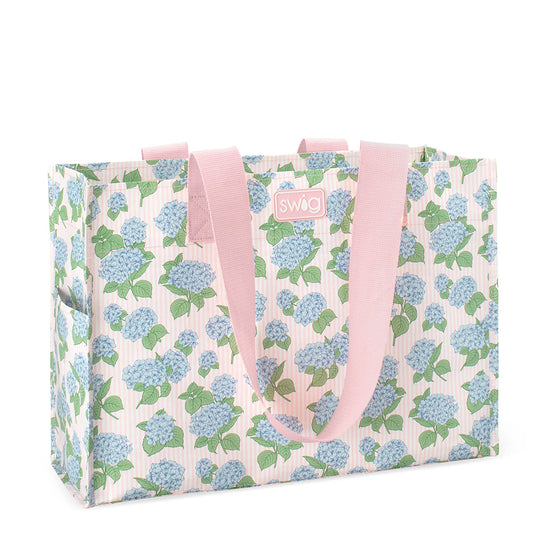 Swig | Hydrangeas Large Reusable Gift Bag