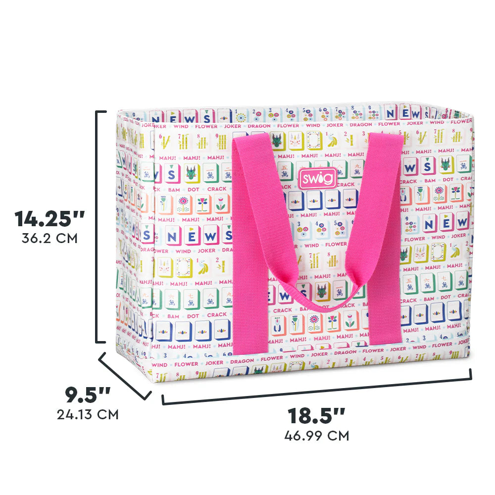 Mahjong Jumbo Tote Bag