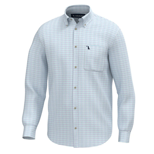 Local Boy | Blythe Dress Shirt in Purple/Sky Blue/Plum