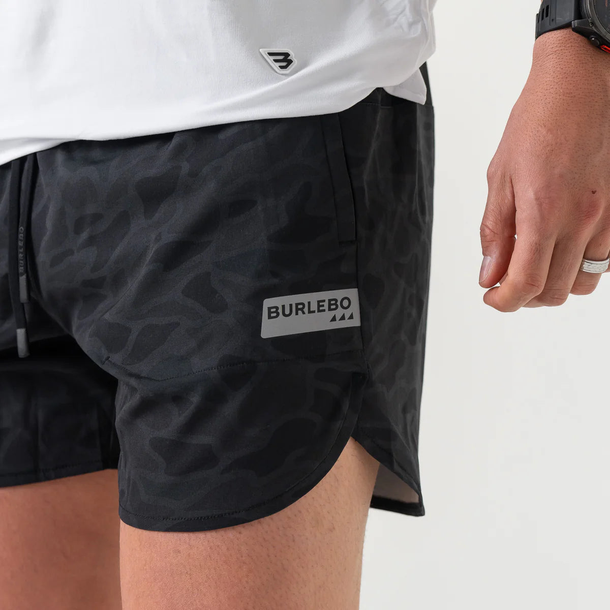 Burlebo Training Short in Black Camo
