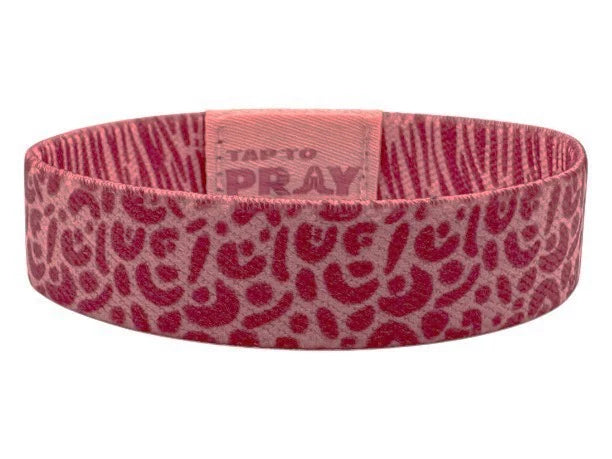 Tap to Pray Wristband - Safari Rose