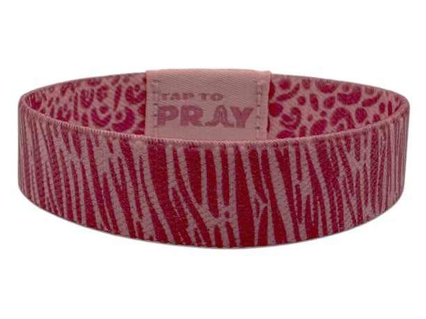 Tap to Pray Wristband - Safari Rose
