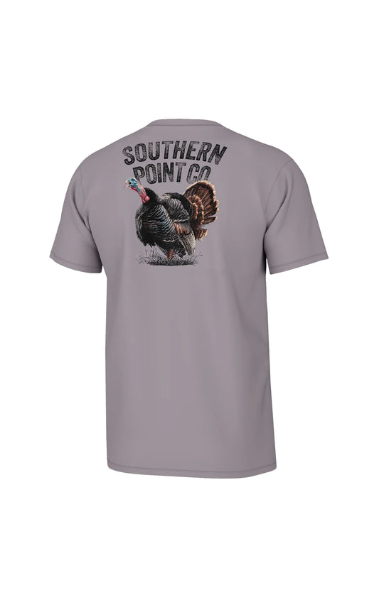Southern Point Spring Strut SS Tee in Elderberry