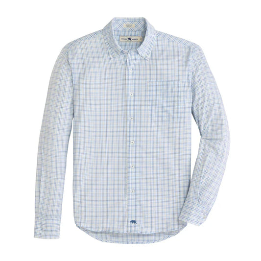 Onward Reserve | Seacrest Tailored Fit Performance Shirt in Silver Birch
