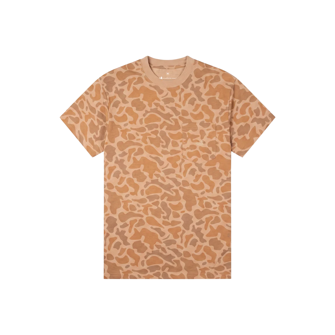 Southern Marsh | Youth SEAWASH Originals - Branding - 08 Duck T-Shirt in Camo Camel