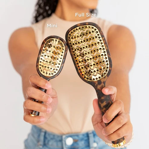 Teleties | Mini Vented Hair Brush in Tortoise