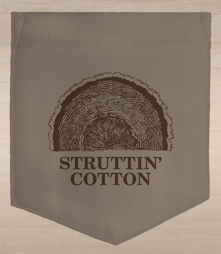Struttin Cotton | Turkey Mount T-Shirt in Driftwood