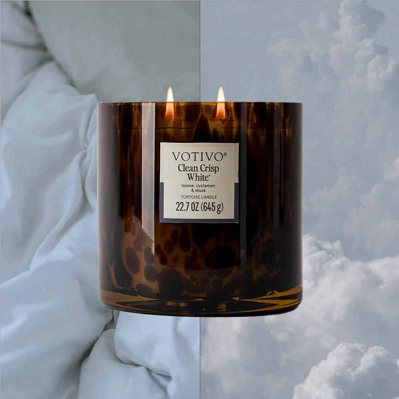 Votivo | Clean Crisp White Tortoise Candle