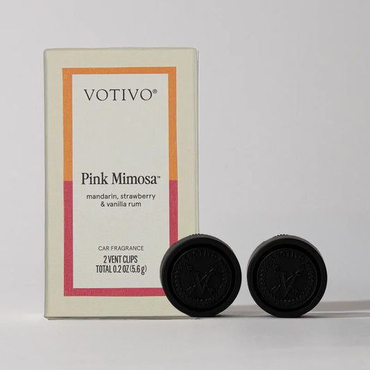 Votivo | Pink Mimosa Car Fragrance (2 Pack)