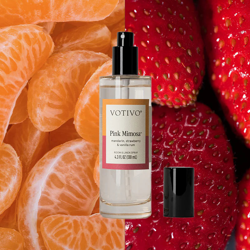 Votivo | Pink Mimosa Room & Linen Spray