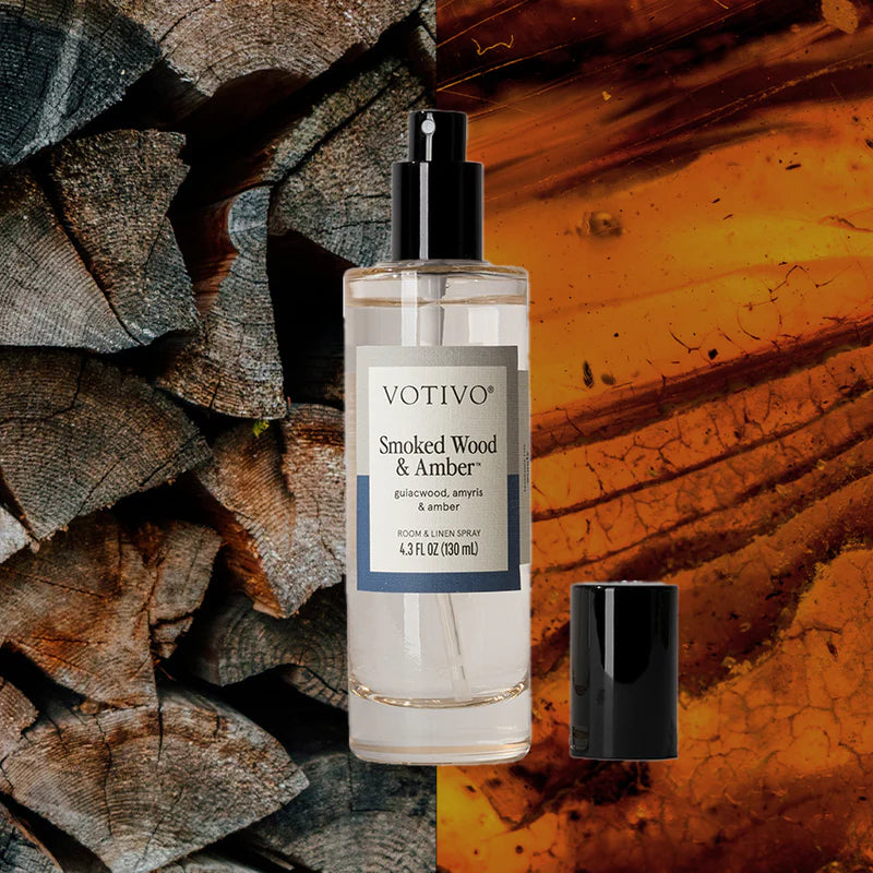 Votivo | Smoked Wood & Amber Room & Linen Spray