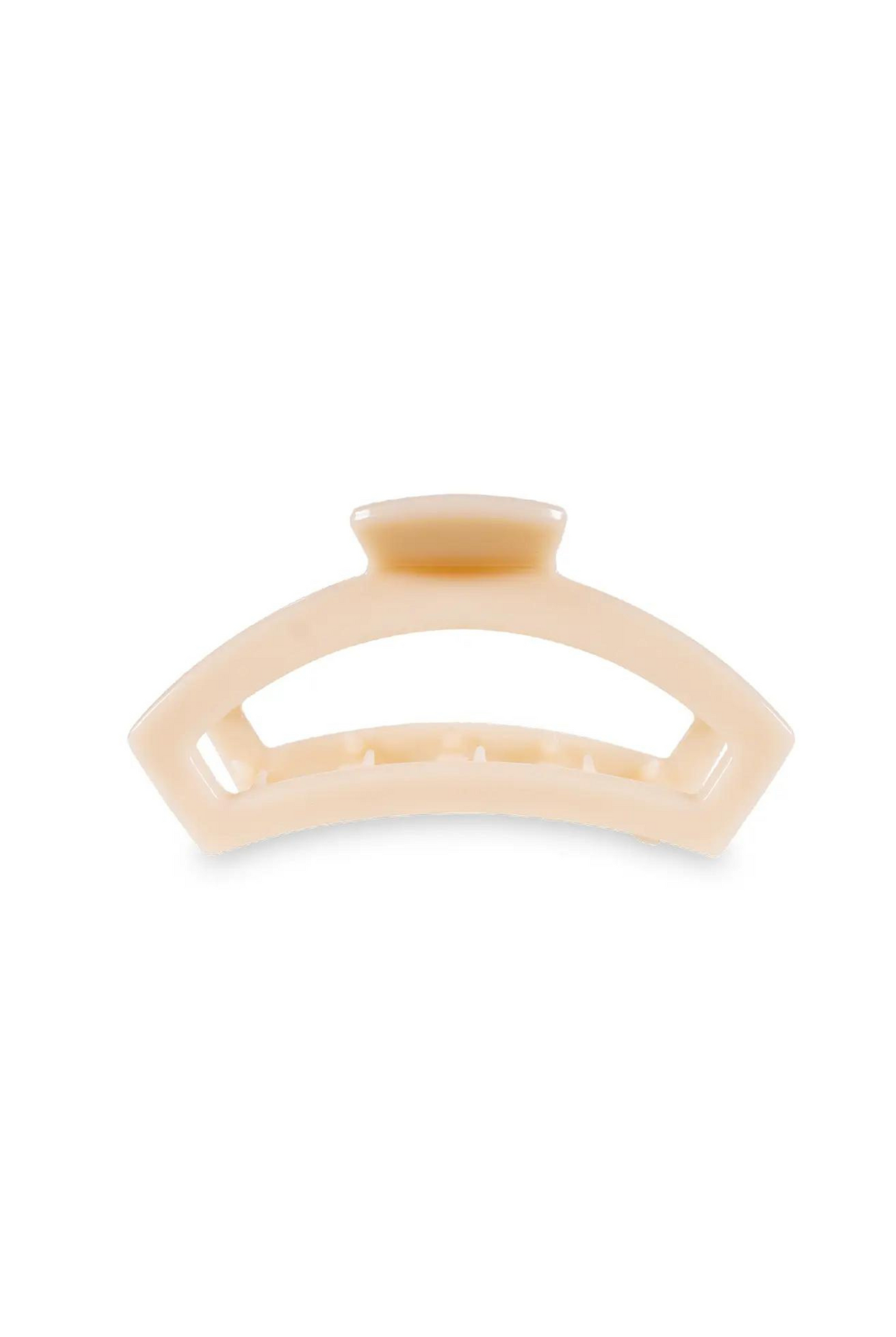 Classic Almond Beige Small Claw Hair Clip