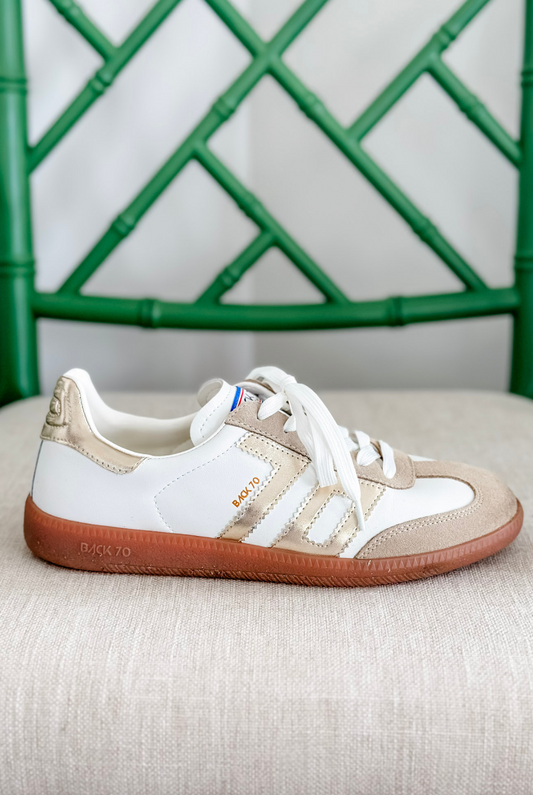 Back 70 Cloud Sneakers in Beige Gold