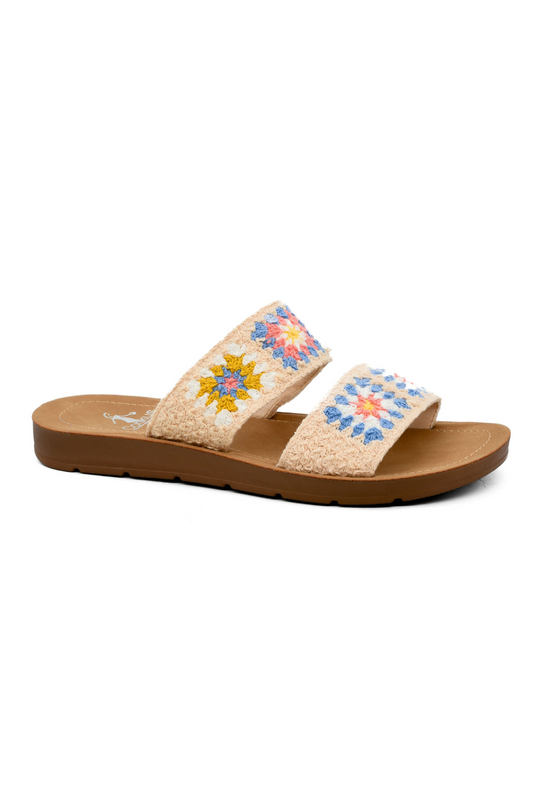 Boardwalk Babe Sandals in Pastel Pink