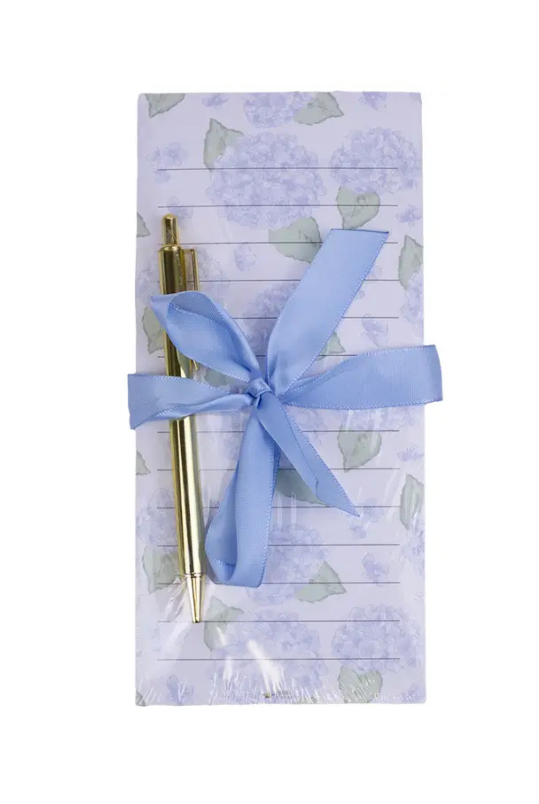 Hydrangea Notepad Gift Set Blue/White