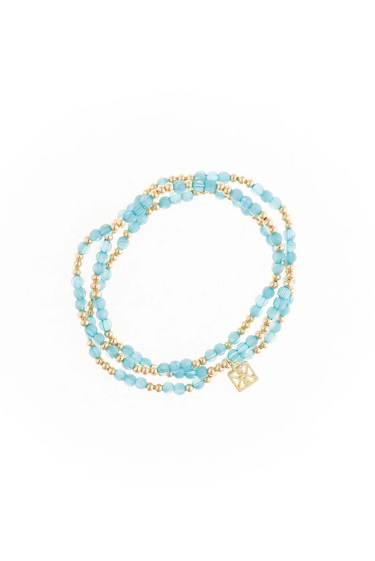 Michelle McDowell Rachael Bracelets in Teal