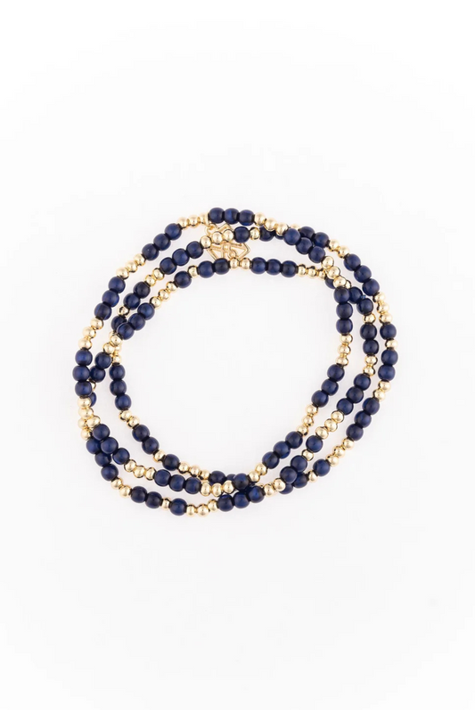 Michelle McDowell Rachael Bracelets in Navy