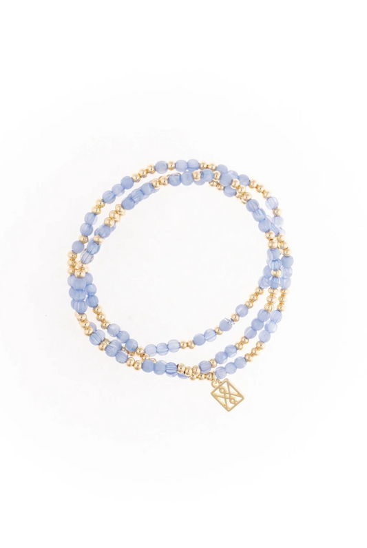 Michelle McDowell Rachael Bracelets in Periwinkle