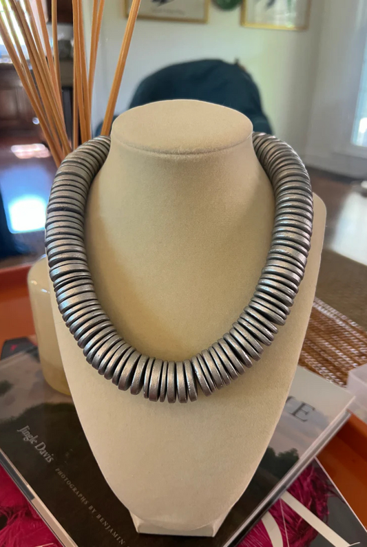 Merritt Millie Silver Coconut Shell Necklace