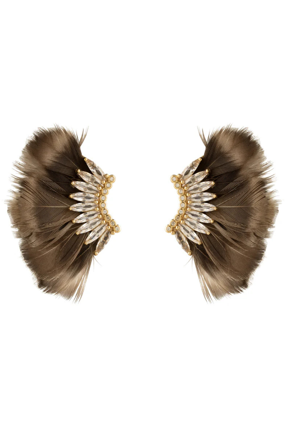Mignonne Gavigan Luxe Mini Madeline Feather Earrings