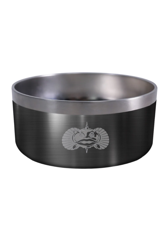 Toadfish | Non-Tipping Dog Bowl in Graphite